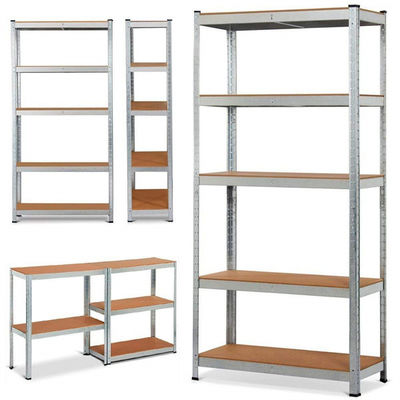 900*450*1800 Boltless Storage Rack 5 Tiers Heavy Duty Boltless Shelving System Garage