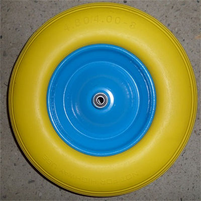 4.00-8 Solid Pneumatic Wheels Flat Free Tire Polyurethane Folding Wagon Beach Wheels
