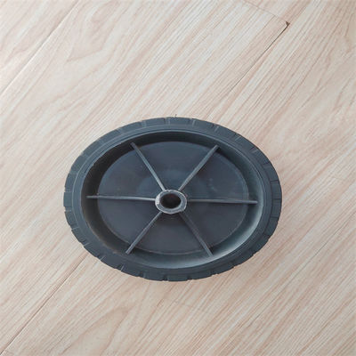 Trolley Cart 6 Inch Solid Rubber Wheels Portable Camping Lawn Mower Plastic Wheel