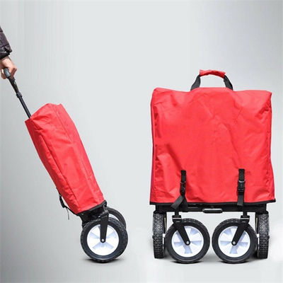 Fashion Collapsible Garden Cart Outdoor Utility Red Collapsible Wagon
