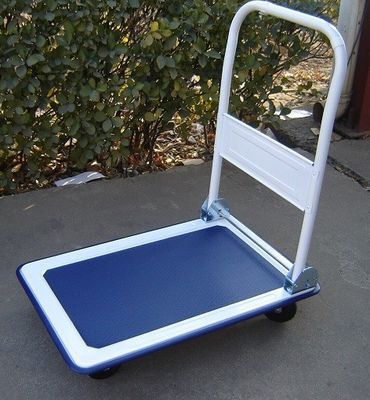 Heavy Duty Folding Platform Cart 150kg Rolling Flatbed Cart Hand Truck Cart