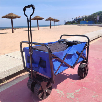 PP Wheel Retractable Collapsible Folding Wagon Garden Transporting Cart