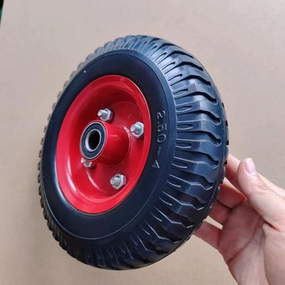 Wheelbarrow Garden Seat Cart Rubber Inflatable Wheel 4.10/3.00 -4, Plastic Spokes