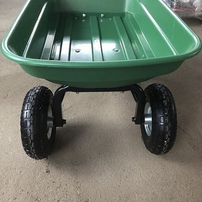 50L Heavy Duty Garden Dump Cart Utility Dump Cart Garden Dump Trolley