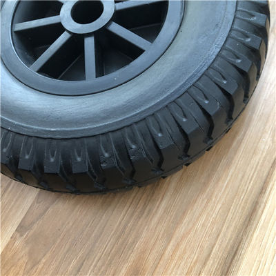 2.50-4 PU Foam Wheel Plastic Rim Hand Truck Wheel For Wheelbarrow Trolley