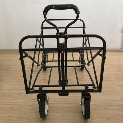 Collapsible Foldable Wagon, Beach Cart Large Capacity, Collapsible Wagon for Sports, Shopping, Camping