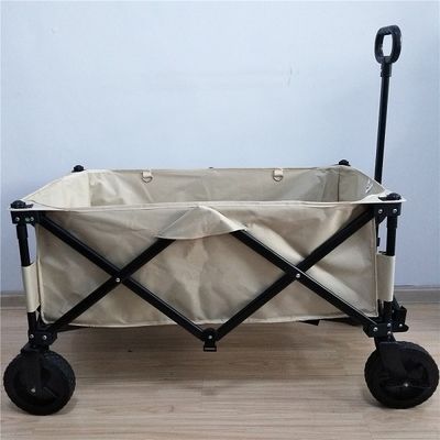 Colorful Folding Sports Wagon Outdoor Small Volume All Terrain Beach Wagon