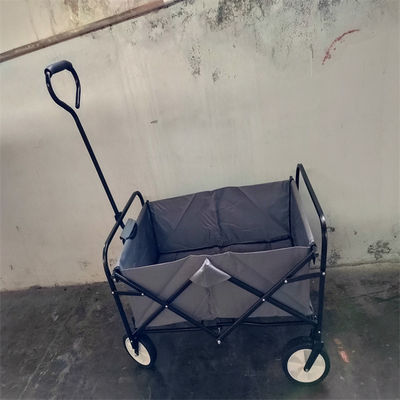 PVC 600D Folding Camping Trolley OEM Folding Utility Wagon Cart