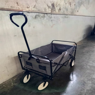 PVC 600D Folding Camping Trolley OEM Folding Utility Wagon Cart