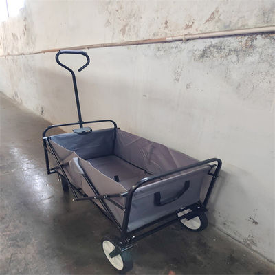 PVC 600D Folding Camping Trolley OEM Folding Utility Wagon Cart