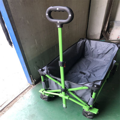 Steel Frame Wheel Foldable Wagon Cart 112cm Folding Outdoor Utility Wagon