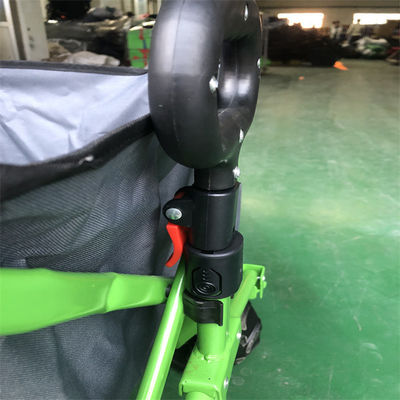 Steel Frame Wheel Foldable Wagon Cart 112cm Folding Outdoor Utility Wagon