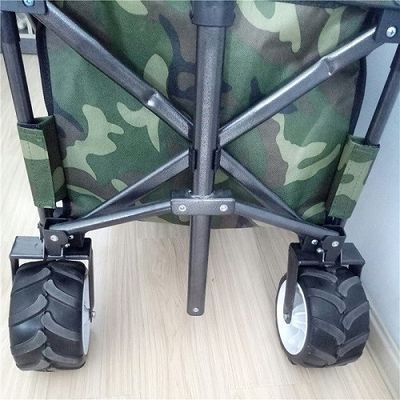 Multipurpose OEM Outdoor Camping Cart 600D Shopping Folding Trolley Carts