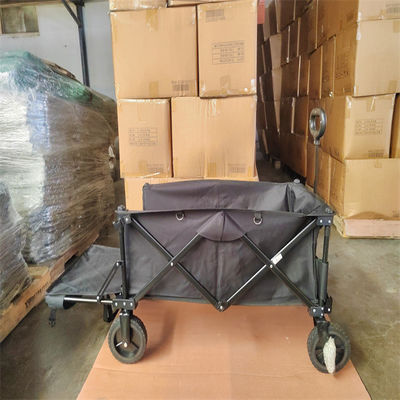 Shopping Foldable Wagon Cart Utility Collapsible Picnic Wagon With All Terrain Wheel
