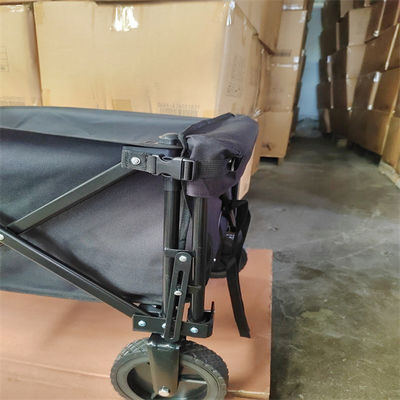 Shopping Foldable Wagon Cart Utility Collapsible Picnic Wagon With All Terrain Wheel