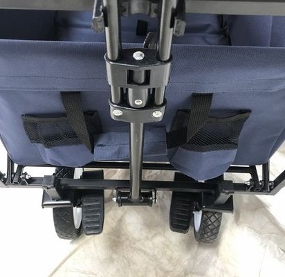 Collapsible Folding Outdoor Utility Wagon With Brake