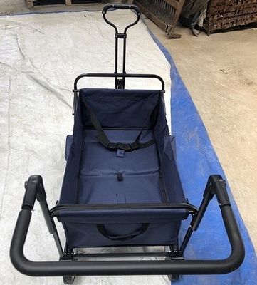 Collapsible Folding Outdoor Utility Wagon With Brake