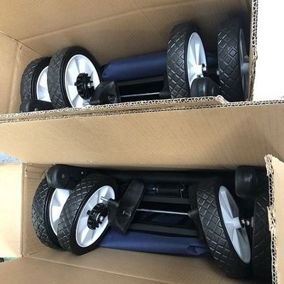 Collapsible Folding Outdoor Utility Wagon With Brake