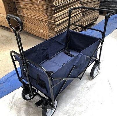 Collapsible Folding Outdoor Utility Wagon With Brake