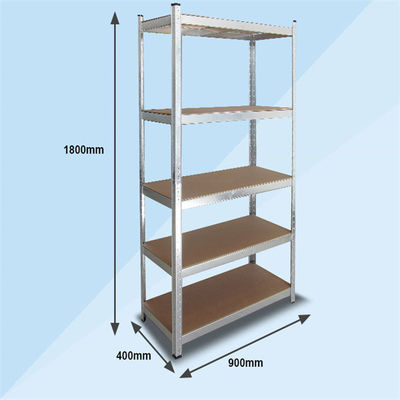 Galvanized Boltless Storage Rack Industry Heavy Duty Steel Shelving