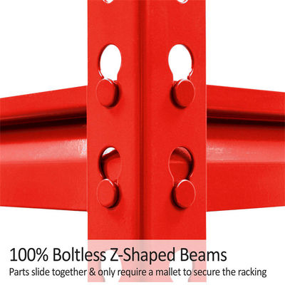 175kg Boltless Storage Rack Heavy Duty Metal Shelving Boltless 700*300*1500