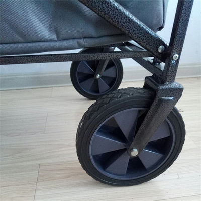 PVC  8 Inch Hard Rubber Wheels 20cm Folding Cart Solid Trolley Wheels