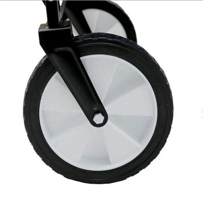 PVC  8 Inch Hard Rubber Wheels 20cm Folding Cart Solid Trolley Wheels