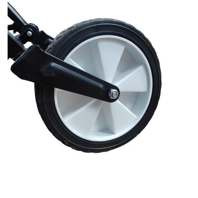 PVC  8 Inch Hard Rubber Wheels 20cm Folding Cart Solid Trolley Wheels
