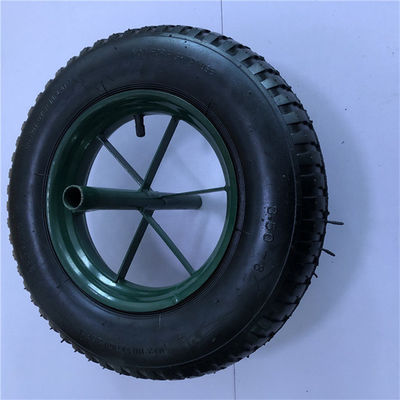 3.50-8 Pneumatic Trolley Wheels Small Pneumatic Rubber Wheelbarrow Wheels Castor