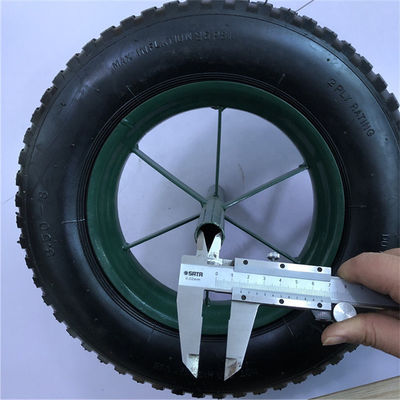 3.50-8 Pneumatic Trolley Wheels Small Pneumatic Rubber Wheelbarrow Wheels Castor