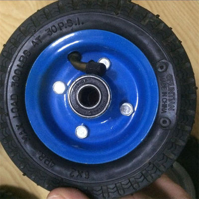6x2 Inch Garden Trolley Tyres Inflatable Rubber Replacement Sack Barrow Wheels