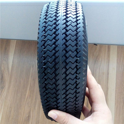 350-4 10 Inch Solid Rubber Wheels Plastic Rim