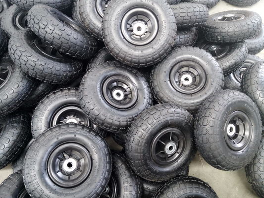 Garden 10 Inch Sack Truck Wheels Inflatable Trolley Wheels Rubber Air Wheel 26CM