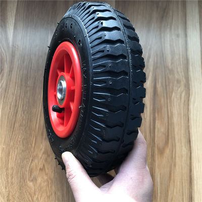 250-4 Plastic Rim Pneumatic Trolley Wheels 21CM Hand Trolley Wheels Pneumatic