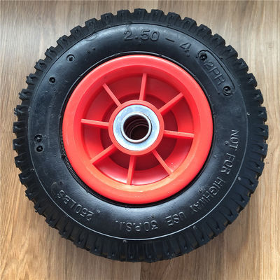 250-4 Plastic Rim Pneumatic Trolley Wheels 21CM Hand Trolley Wheels Pneumatic