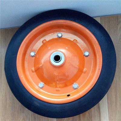 31cm 13 Inch Solid Rubber Tires Colorful Rim Solid Rubber Wheelbarrow Tire For Hand Truck
