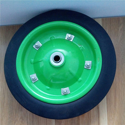 31cm 13 Inch Solid Rubber Tires Colorful Rim Solid Rubber Wheelbarrow Tire For Hand Truck