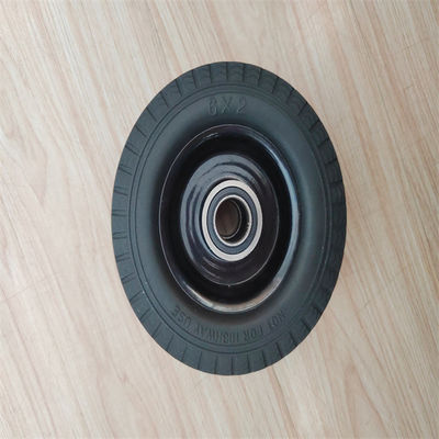 6x2 Inch PU Foam Wheel Beach Wagon Heavy Duty Wheels For Trolley