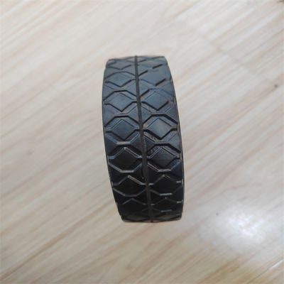 Durable 6 Inch Hard Rubber Wheels Barrow Gas Lawn Mower Rubber Wheel
