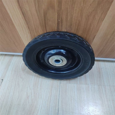 Durable 6 Inch Hard Rubber Wheels Barrow Gas Lawn Mower Rubber Wheel