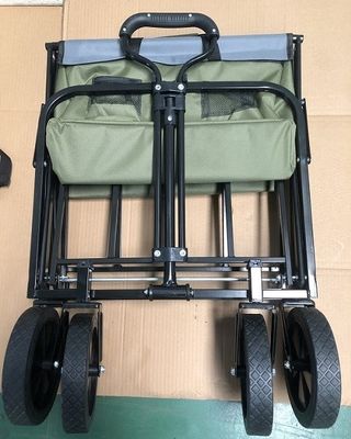 Collapsible Foldable Wagon, Grocery Wagon, Utility Garden Cart, Folding Wagon With Wheels For Garden Sports