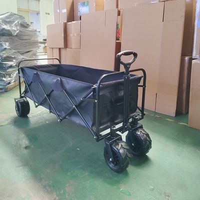 Large Foldable Wagon Cart Trolley Beach All Terrain Heavy Duty Foldable Wagons