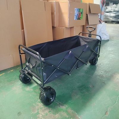 Large Foldable Wagon Cart Trolley Beach All Terrain Heavy Duty Foldable Wagons