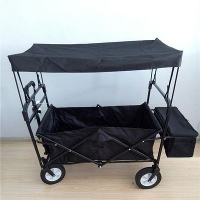 Utility Foldable Wagon Cart Foldable Wagon Outdoor Garden Beach Trolley