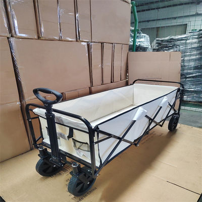 Family Portable Foldable Wagon Cart Picnic Foldable Camping Wagon With Four Wheels