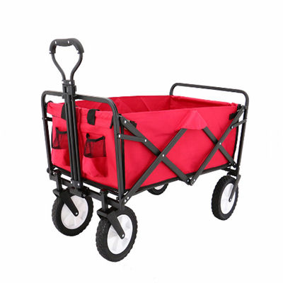 Fashion Collapsible Garden Cart Outdoor Utility Red Collapsible Wagon