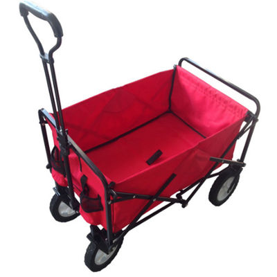 Fashion Collapsible Garden Cart Outdoor Utility Red Collapsible Wagon