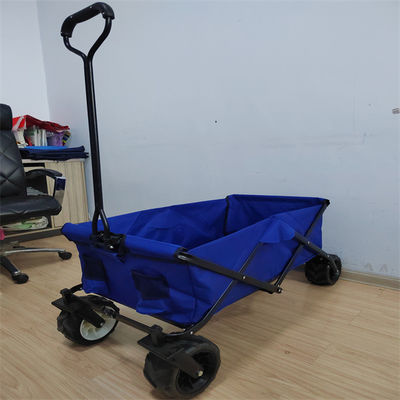 Removable Beach Wagon Cart All Terrain Foldable Wagon With 7x4 '' Pu Wheel