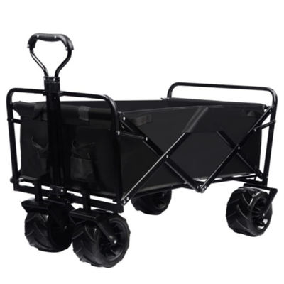 4  Wheels Folding Collapsible Wagon Utility Folding Outdoor Trolley Camping