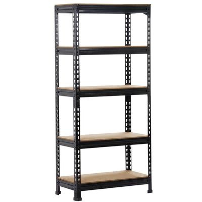 5 Tier Boltless Storage Rack Heavy Duty Garage Shelving Unit Racking
